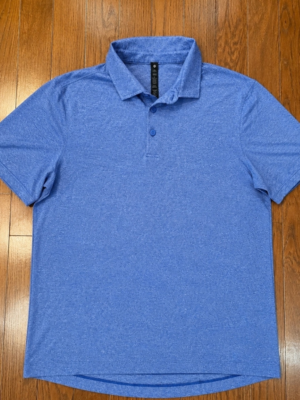 Lululemon Blue Men's Polo Shirt - Unbranded